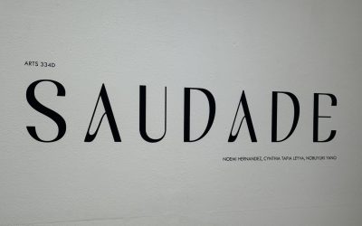 Saudade: Gallery Contributor and Art Honors Student Nobuyuki Yano in Conversation with Katie Jang